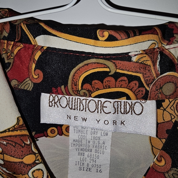 Retro button down dress shirt - Picture 3 of 3